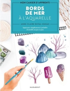 Bords de mer à l'aquarelle