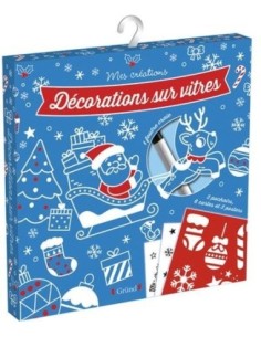 Décorations sur vitres Noël